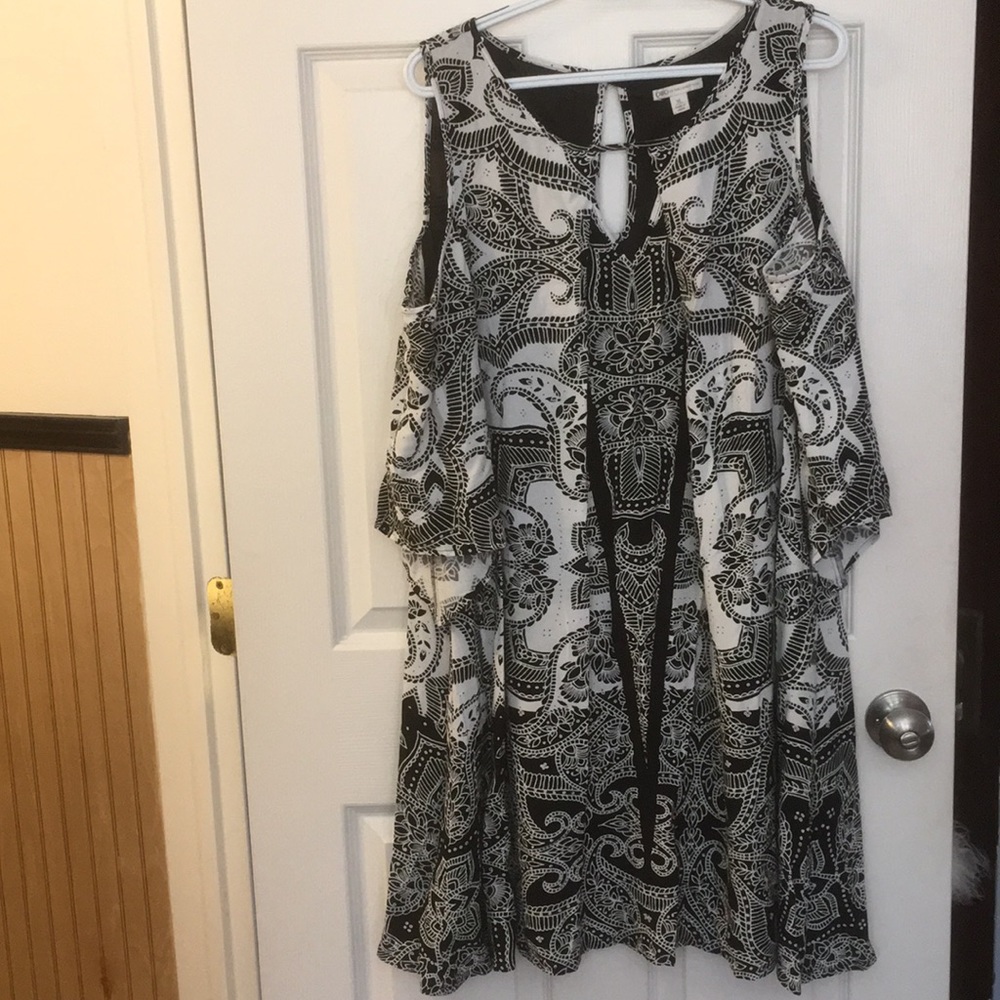 Cold shoulder dress